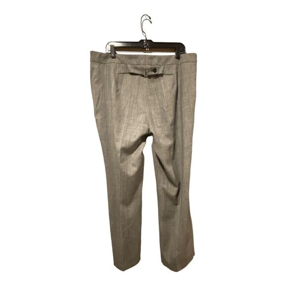 Escada Twyla Womens Trousers Dress Pants Straight Leg Gray 16 (EU 46)16 SMALL HO - Picture 4 of 16